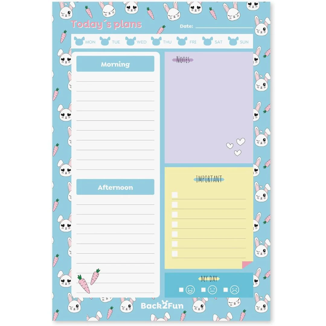 Planner zilnic A5 Back2Fun Miquelrius pagini diferite [2]