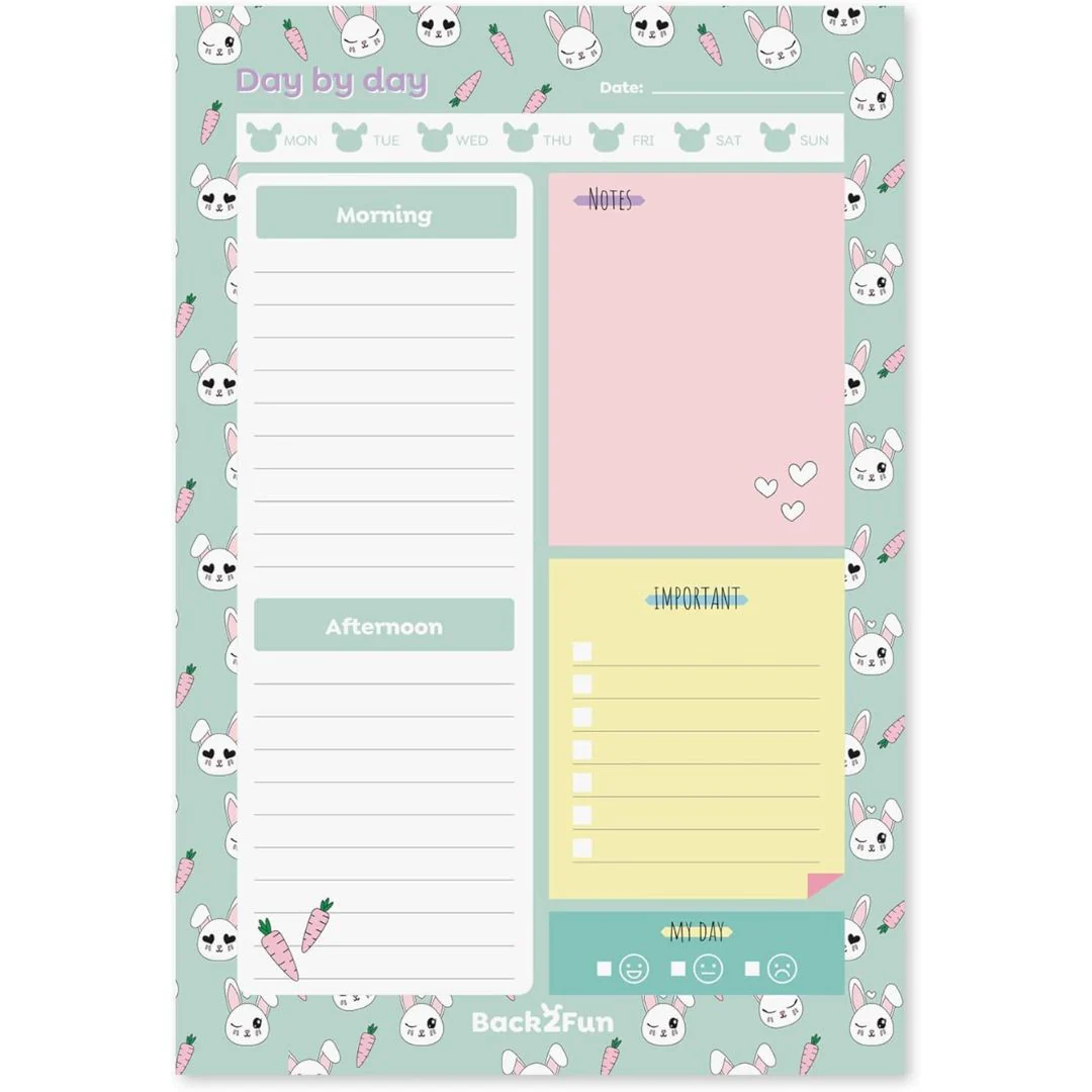 Planner zilnic A5 Back2Fun Miquelrius pagini diferite [3]