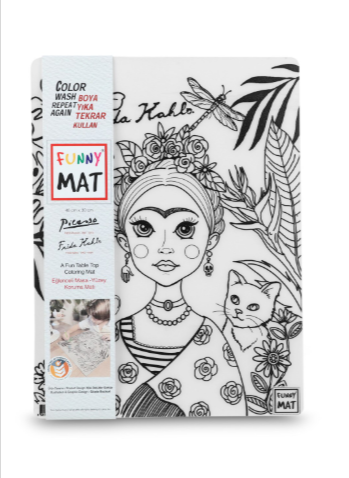 Noutăți Librăria Compas - Plansa Funny Mat Pablo Picasso & Frida Kahlo