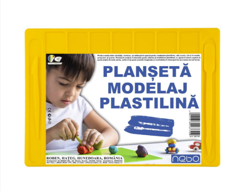 Planseta modelaj cu accesorii 28x20cm Nebo culori diferite [2]