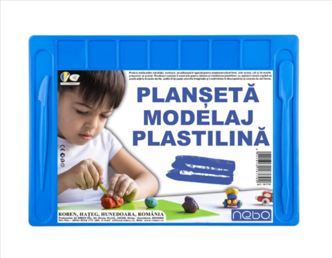 Planseta modelaj cu accesorii 28x20cm Nebo culori diferite [5]