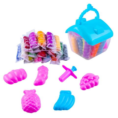 Plastilină - Plastilina 18 culori model casuta Nebo