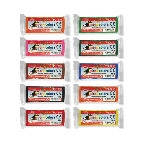 Plastilina 50g monocolora Daco [1]