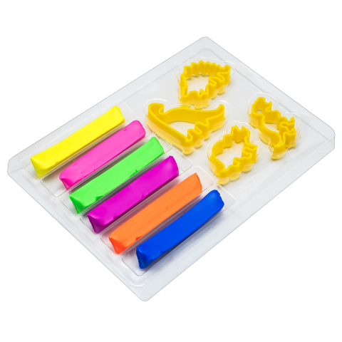 Plastilina 6 culori + forme Nebo [1]