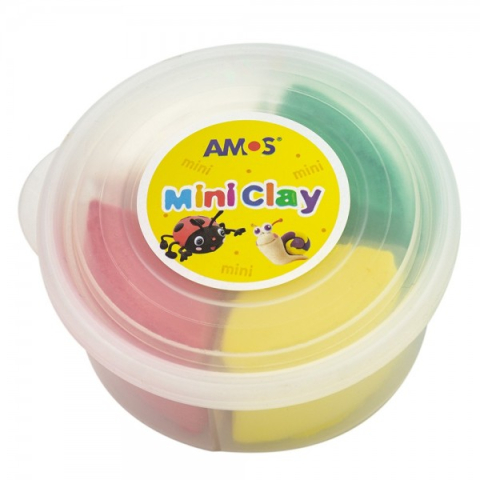 Plastilina Amos iClay 30g 4 culori/cutie Dinozaur [1]