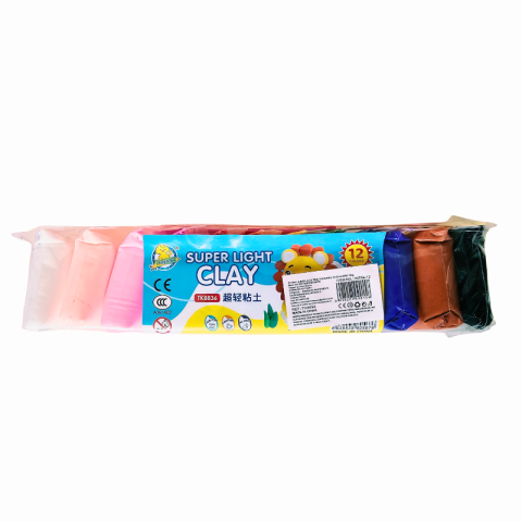 Artă și creativitate - Plastilina colorata 12 buc/set 10 g
