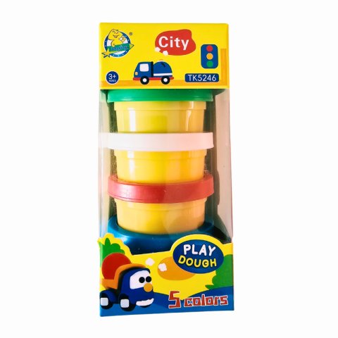Artă și creativitate - Plastilina colorata 5 buc /set 5.4 x 11.7 cm