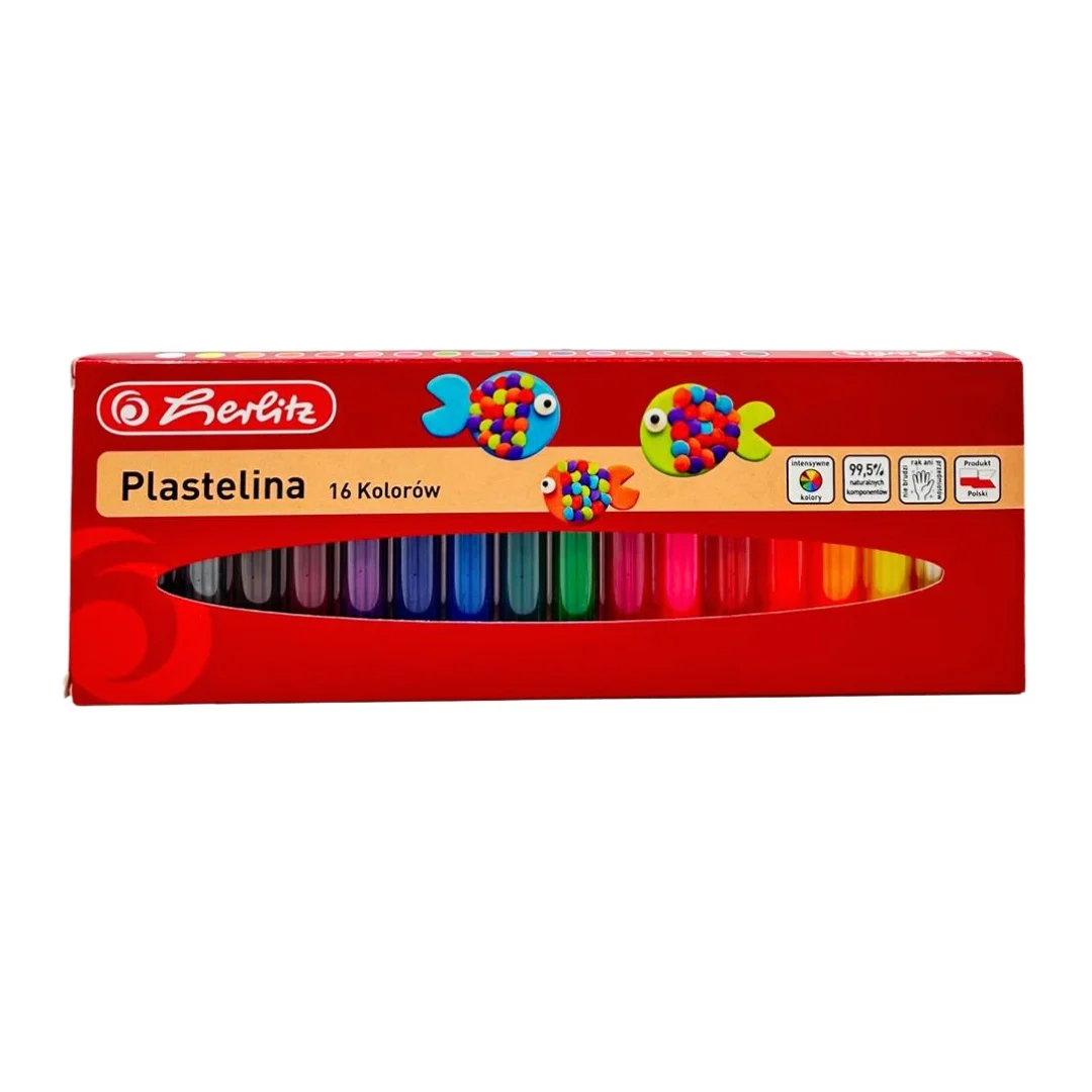 Artă și creativitate - Plastilina Herlitz set 16 culori