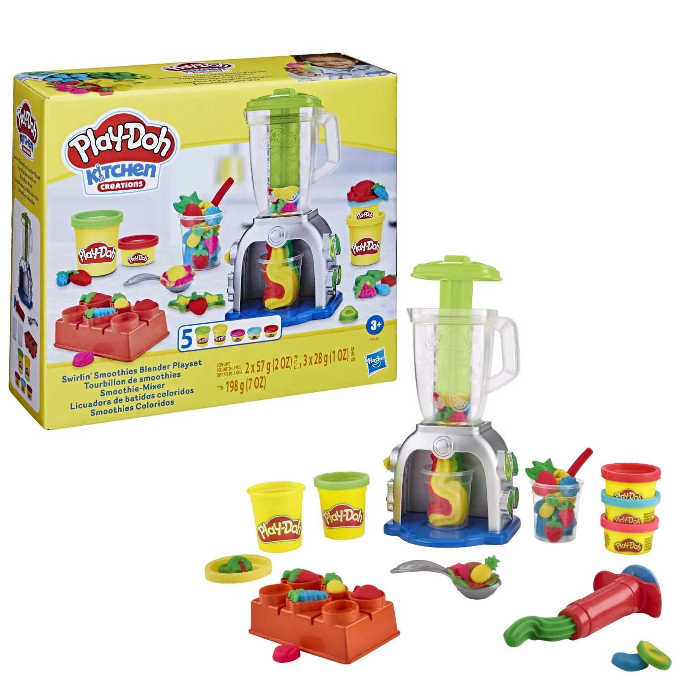 Plastilină și nisip kinetic - Play-Doh Set Blender pentru Smoothie
