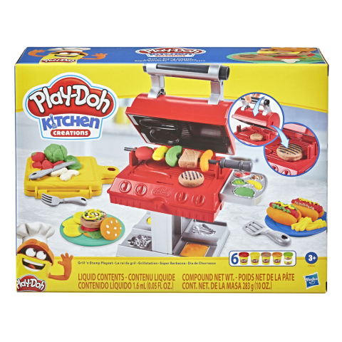 Jucării creative și senzoriale - PLAY-DOH SET GRATAR CU FORME SI STAMPILE