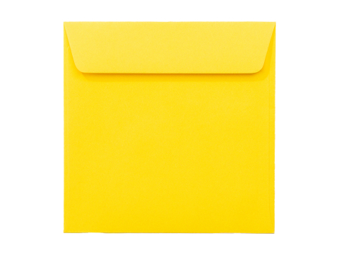 Plicuri - Plic patrat siliconic galben 14x14 cm Daco