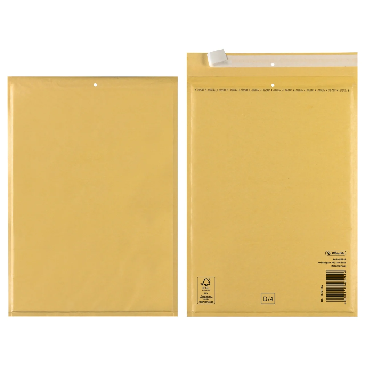 Organizare și arhivare - Plic cu alveole 200x270 mm autoadeziv 10/set Herlitz