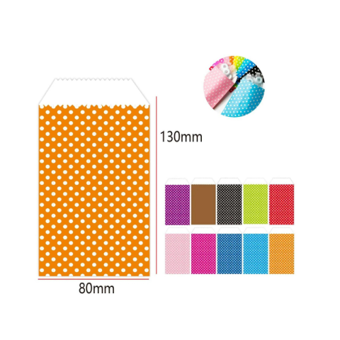 Birotică și accesorii birou - Pungi hartie colorate 8x13 cm set 10 bucati Motarro