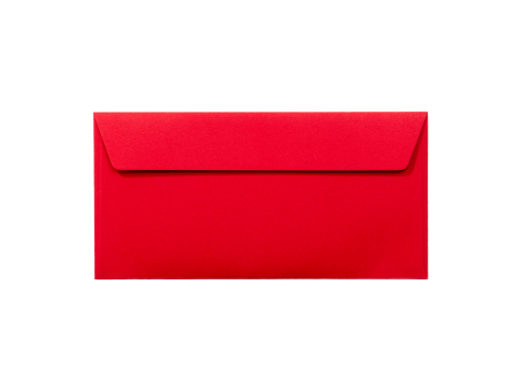 Birotică și accesorii birou - Plic DL color siliconic rosu Daco