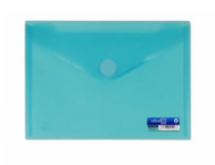 Organizare și arhivare - Plic plastic a5 transparent bleu clapa v 90426