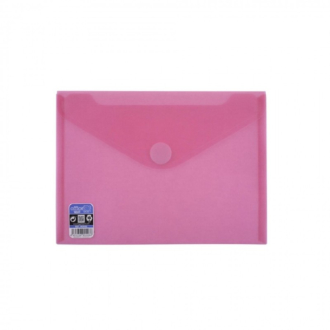 Noutăți Librăria Compas - Plic plastic pentru card rosu clapa V Office Box