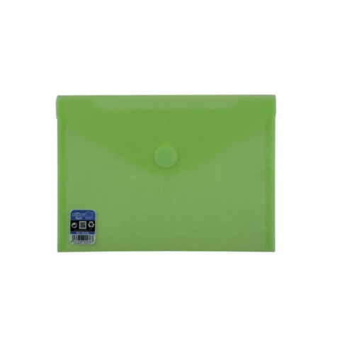Organizare și arhivare - Plic plastic pentru card verde clapa V Office Box