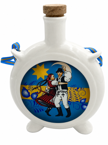 Băuturi și accesorii - Plosca din ceramica cu inscriptia Erdely