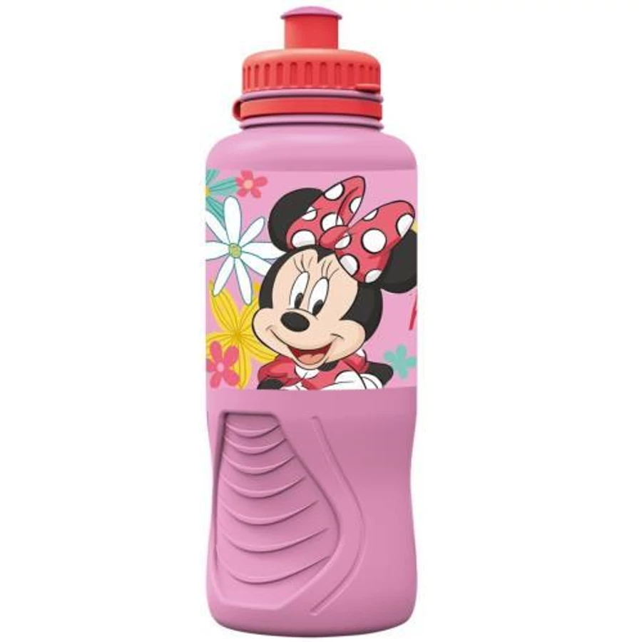 Rechizite școlare - Plosca plastic Disney Minnie 430ml roz