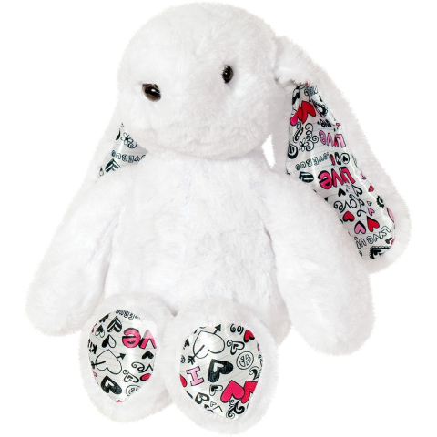 Jucării de pluș - PLUS IEPURAS ALB 35CM