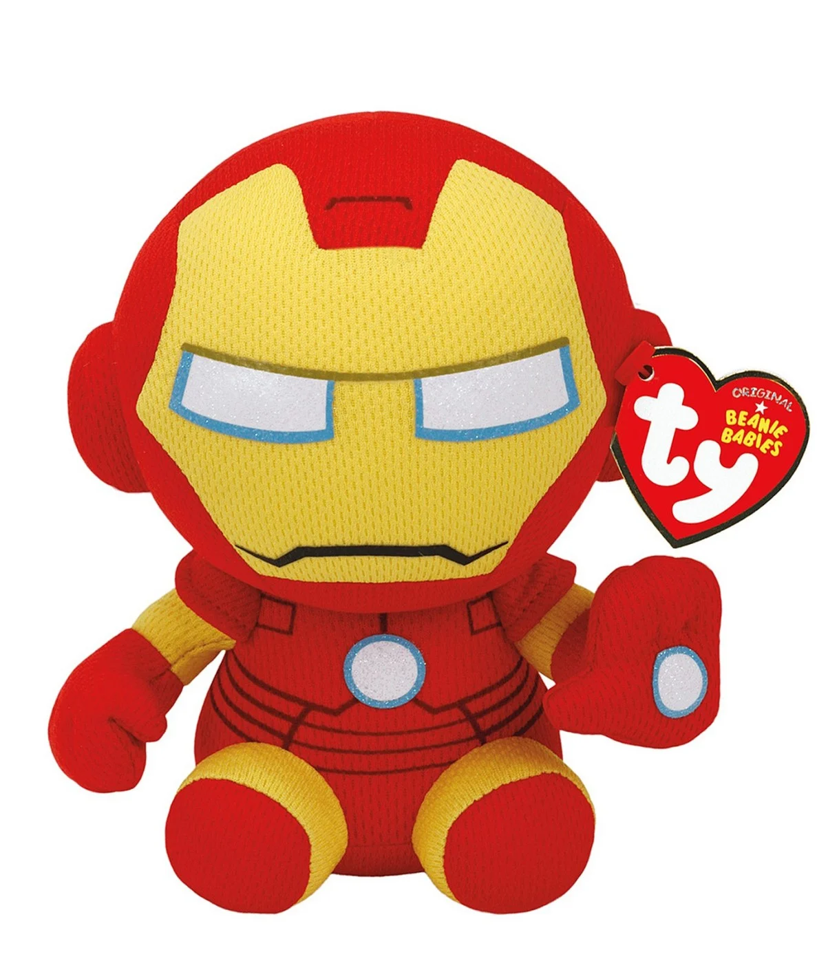 Jucării de pluș - Plus TY Beanie Babies Marvel Iron Man 15 cm