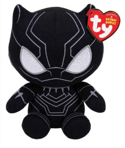Jucării de pluș - Plus Ty Beanie Babies Marvel Black Panther 15 cm