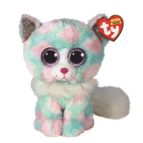 Jucării de pluș - Plus TY Boos opal pisicuta pastel 24 cm