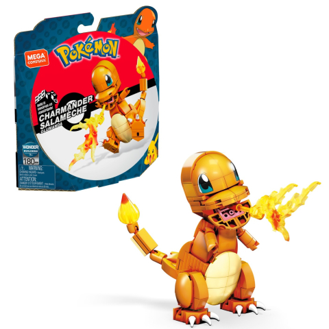 POKEMON MEGA CONSTRUX SET DE CONSTRUCTIE CHARMANDER SALAMECHE 180 PIESE [4]