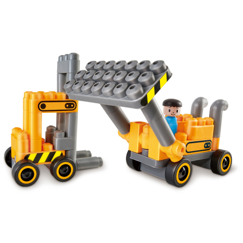 PolyM Buldozer de jucarie 43 piese [1]