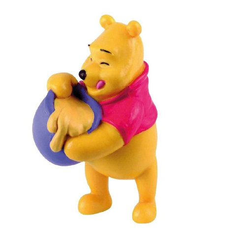Jucării și jocuri - Figurina Winnie the Pooh cu vasul de miere 7 cm Bullyland