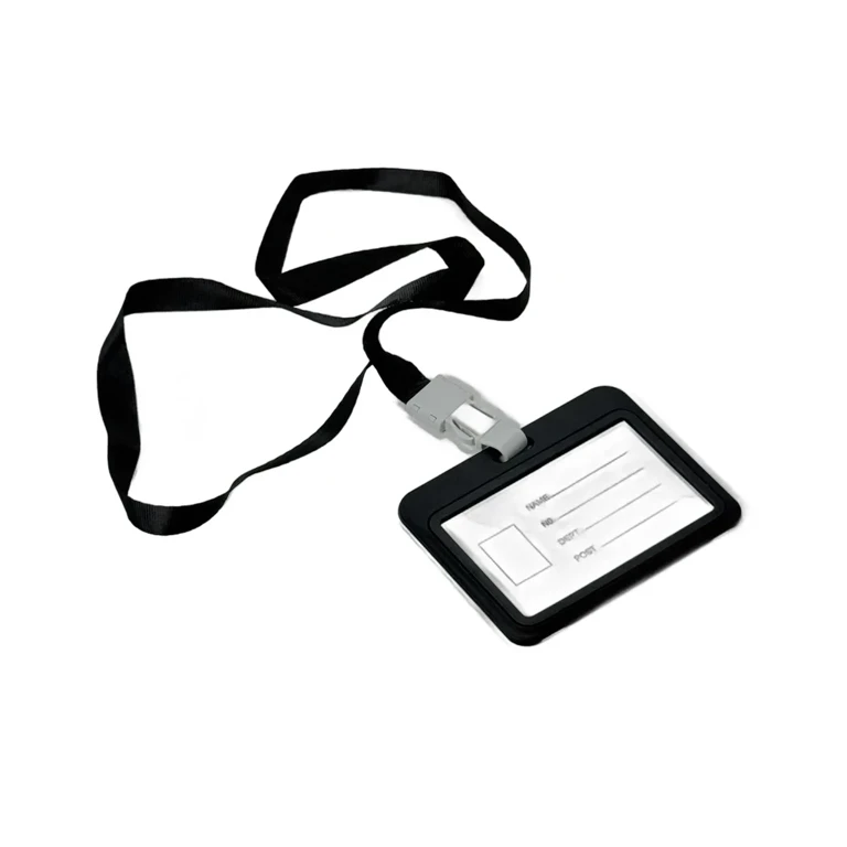 Comunicare și prezentare - Suport ecuson cu snur 5.4 x 8.6 cm culori diferite