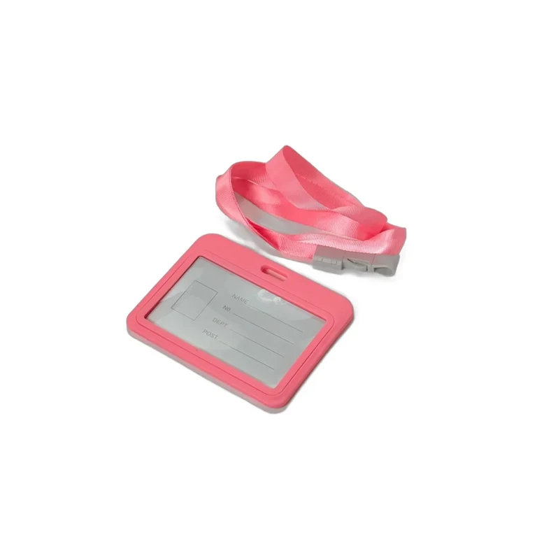 Suport ecuson cu snur 5.4 x 8.6 cm culori diferite [2]
