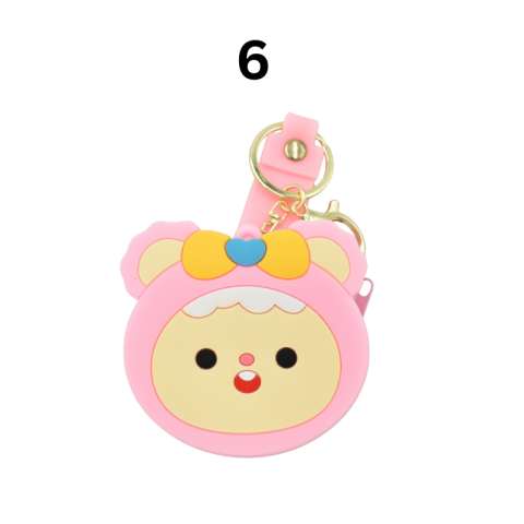 Portmoneu Copii Silicon Cu Breloc si Fermoar [7]