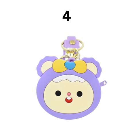 Portmoneu Copii Silicon Cu Breloc si Fermoar [5]