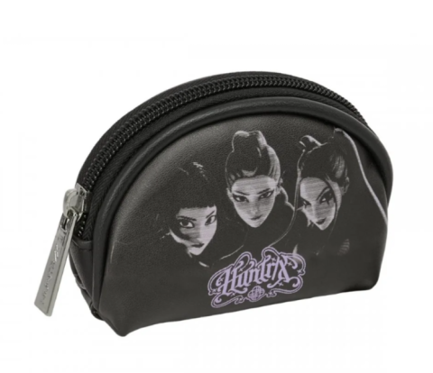 Noutăți Librăria Compas - Portmoneu fete XS K-Pop Demon Hunters Song negru 9.5 x 7 x 3 cm