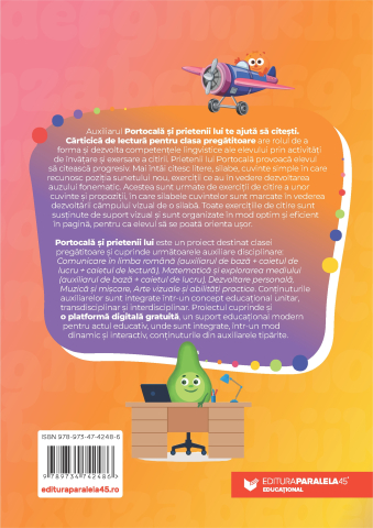 Portocala si prietenii lui te ajuta sa citesti. Carticica de lectura pentru clasa pregatitoare - Adriana Briceag, Ionela Catalina Bogdan, Luminita Bucsan, Gabriela Maria Vladau [1]