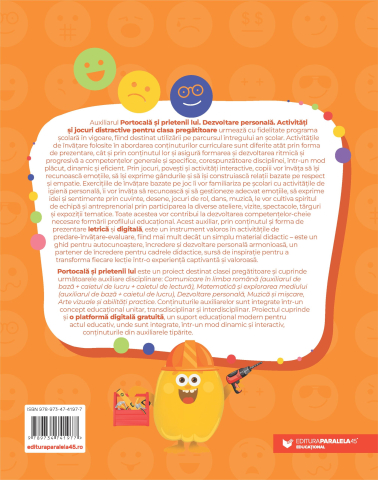 Portocala si prietenii lui. Dezvoltare personala - Activitati si jocuri distractive pentru clasa pregatitoare - Adriana Briceag, Maria Cornelia Postoaca, Cornelia Cristina Truta [1]