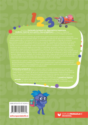 Portocala si prietenii lui. Matematica si explorarea mediului - Caiet de lucru pentru clasa pregatitoare - Adriana Briceag, Ionela Catalina Bogdan [1]