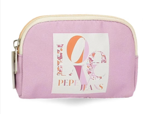 Ingrijire personală copii - Portofel fete Pepe Jeans Sandra lila 12 x 8 x 2 cm