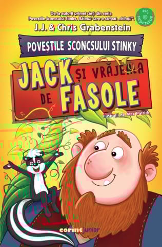 Cărți - Povestile sconcsului Stinky. Jack si vrajeala de fasole - Chris Grabenstein, J.J. Grabenstein