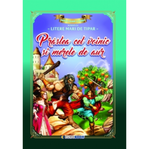 Cărți - Praslea cel voinic si merele de aur. Carte de colorat cu povesti B5