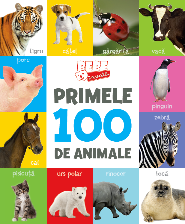 Cărți ilustrate și interactive - Primele 100 de animale