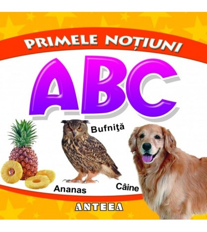 Cărți pentru copii - Primele notiuni ABC