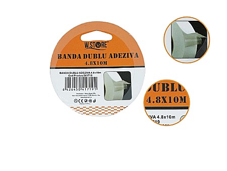 Birotică și accesorii birou - Banda dublu adeziva 4.8x10m 041719
