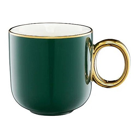 Căni și pahare - Cana portelan 380 ml verde Royal Ambition