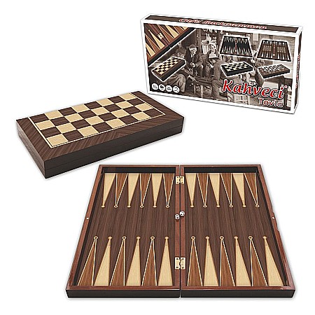 Jucării și jocuri - Joc table cafe din lemn de nuc star okey 1021019