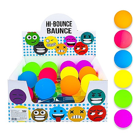 Sport și activități în aer liber - Minge saltareata silicon 6 cm neon culori diferite