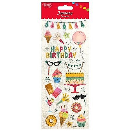 Artă și creativitate - Abtibild ab056 happy birthday fantezia daco