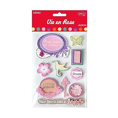 Accesorii craft - Abtibild ab062 vie en rose daco