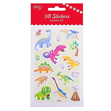 Artă și creativitate - Abtibild - ab163 dino lipeste 3d daco